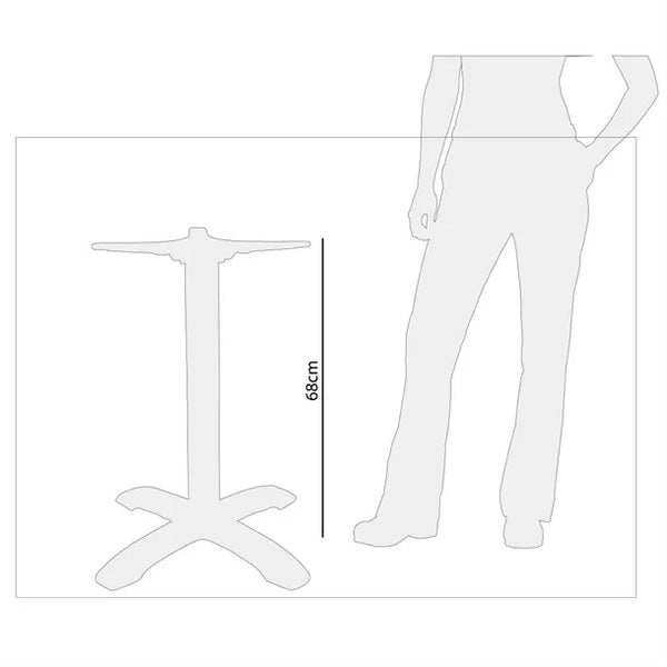 Bolero GF962 - Aluminium Flip Top Table Base