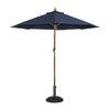 Bolero GG496 - 2.5m Navy Blue Round Pulley Umbrella