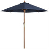 Bolero GG497 - 3m Navy Blue Round Pulley Umbrella