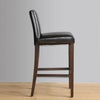 Bolero GG651 - Faux Leather High Bar Stool with Full Back