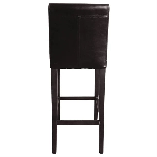 Bolero GG652 - Faux Leather High Bar Stool with Full Back