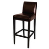 Bolero GG652 - Faux Leather High Bar Stool with Full Back