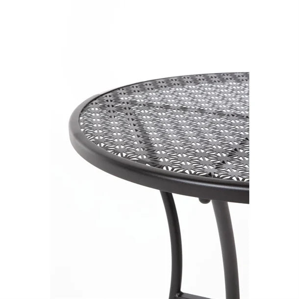 Bolero GG705 - Patterned Steel Round Bistro Table 600mm