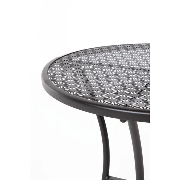 Bolero GG705 - Patterned Steel Round Bistro Table 600mm