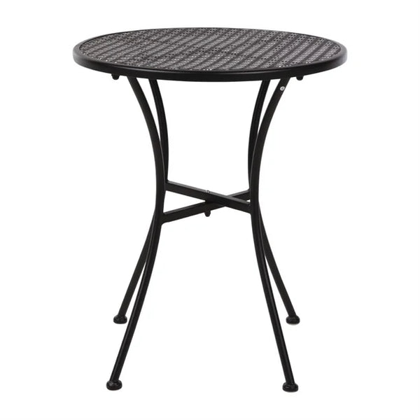 Bolero GG705 - Patterned Steel Round Bistro Table 600mm