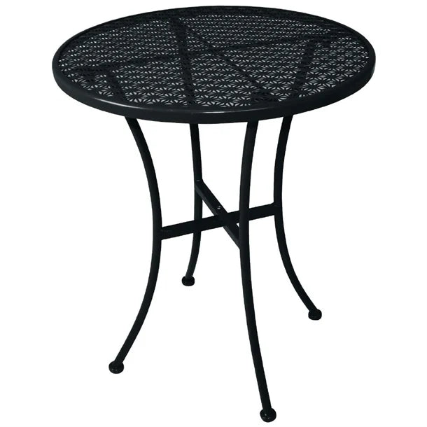 Bolero GG705 - Patterned Steel Round Bistro Table 600mm