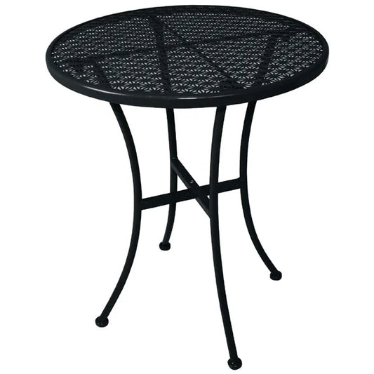 Bolero GG705 - Patterned Steel Round Bistro Table 600mm