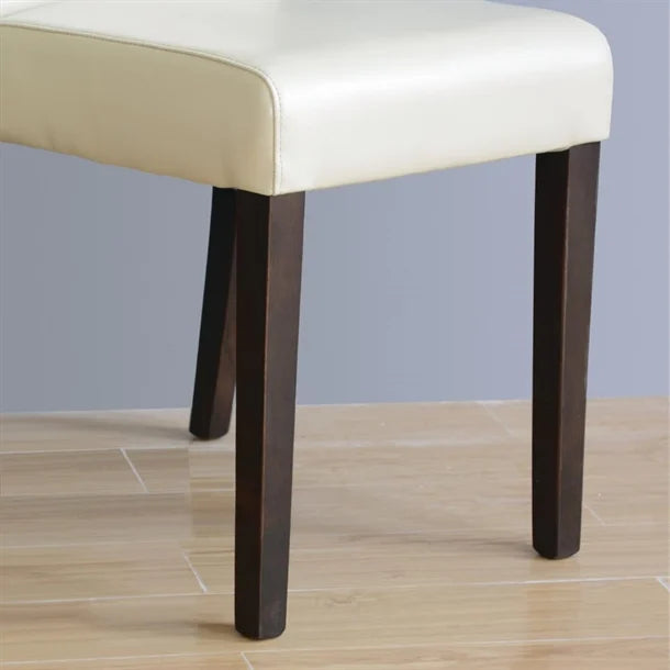 Bolero GH444 - Two Faux Leather Dining Chairs