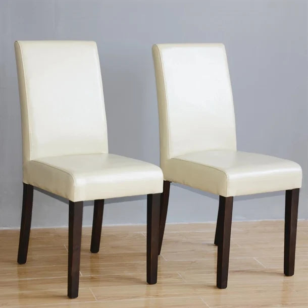 Bolero GH444 - Two Faux Leather Dining Chairs