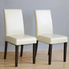 Bolero GH444 - Two Faux Leather Dining Chairs