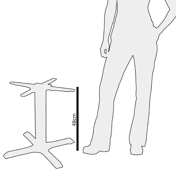 Bolero GH445 - Coffee Height Table Base