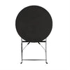 Bolero GH558 - Pavement Style Round Steel Table 595mm