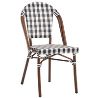 Café Solutions Parisian Chair Gingham Pattern