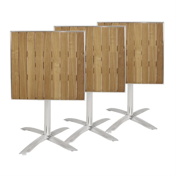 Bolero GK991 - Flip Top Square Bistro Table 600mm