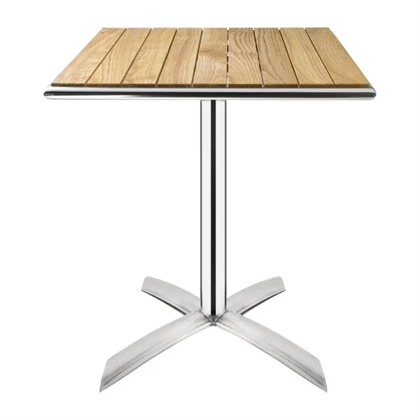 Bolero GK991 - Flip Top Square Bistro Table 600mm