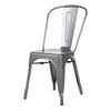 Bolero GL329 - Four Gun Metal Grey Bistro Side Chairs