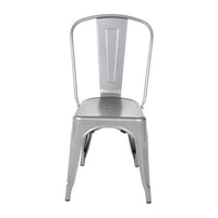 Bolero GL329 - Four Gun Metal Grey Bistro Side Chairs