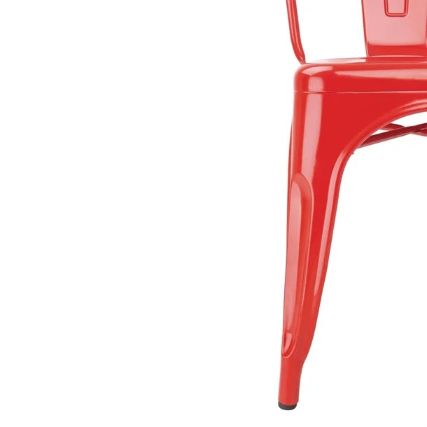 Bolero GL330 - Four Red Bistro Side Chairs