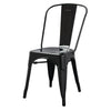 Bolero GL331 - Four Black Bistro Side Chairs