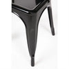 Bolero GL331 - Four Black Bistro Side Chairs