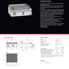 Giorik GL940TGCT - Lava Stone Char Grill