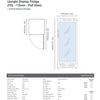 Bromic GM0220-NR - Upright Display Fridge