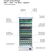 Bromic GM0690LW - Upright Display Fridge