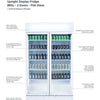 Bromic GM0900LWECO - Upright Display Fridge