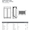 Bromic GM0900LWECO - Upright Display Fridge