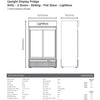 Bromic GM0980LS-NR - Upright Display Fridge
