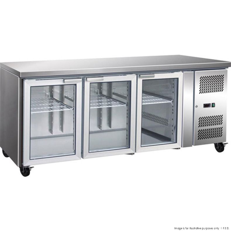 Thermaster GN3100TNG - Three Door Bench Fridge