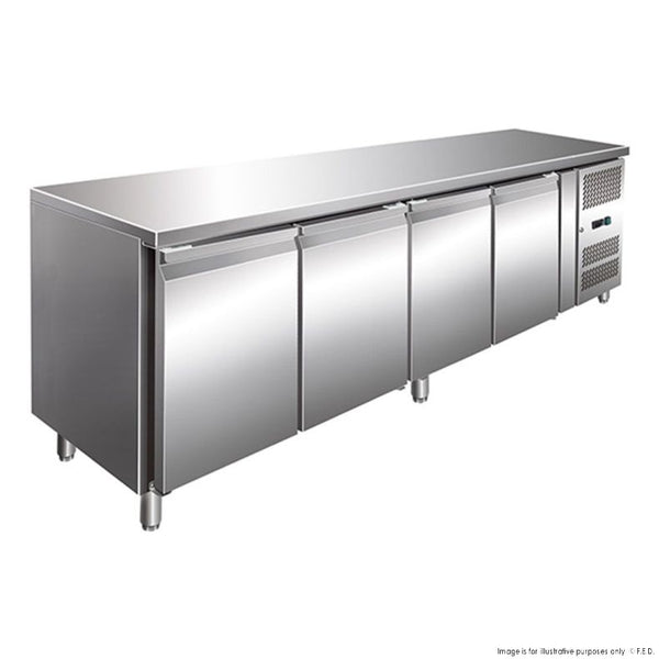 Thermaster GN4100TN - Four Door Bench Fridge