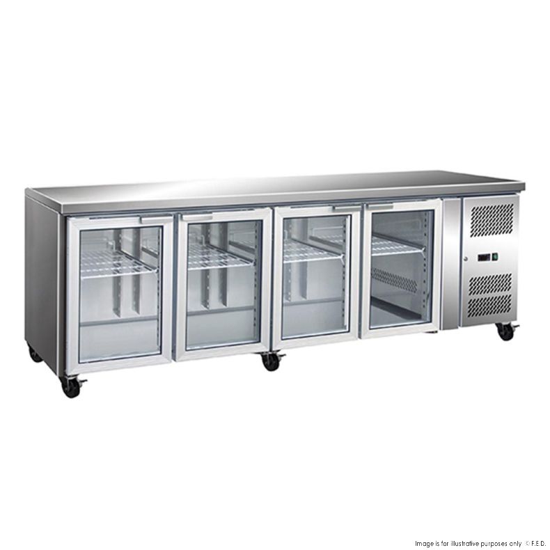 Thermaster GN4100TNG - Four Door Bench Fridge