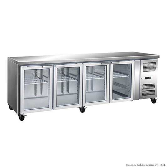 Thermaster GN4100TNG - Four Door Bench Fridge