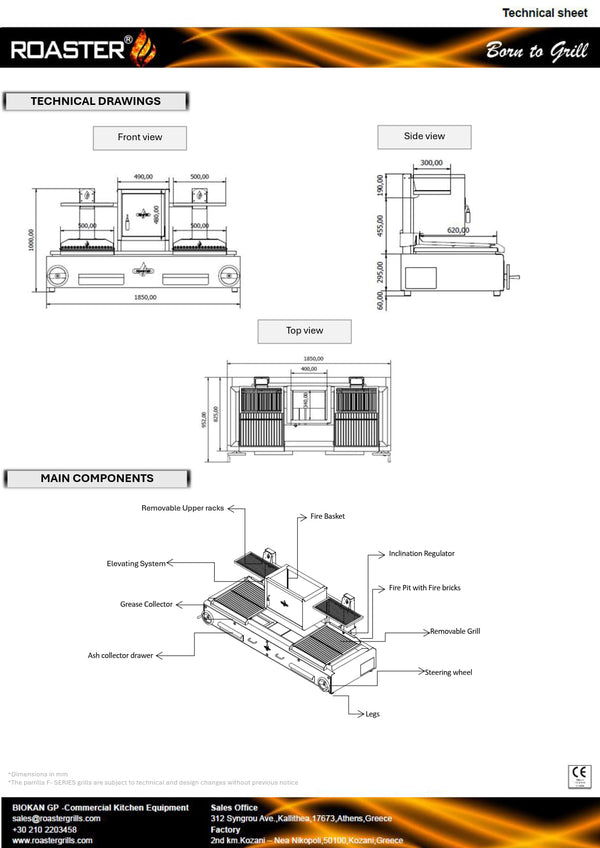 Roaster GPFS 25 - Parilla Grill