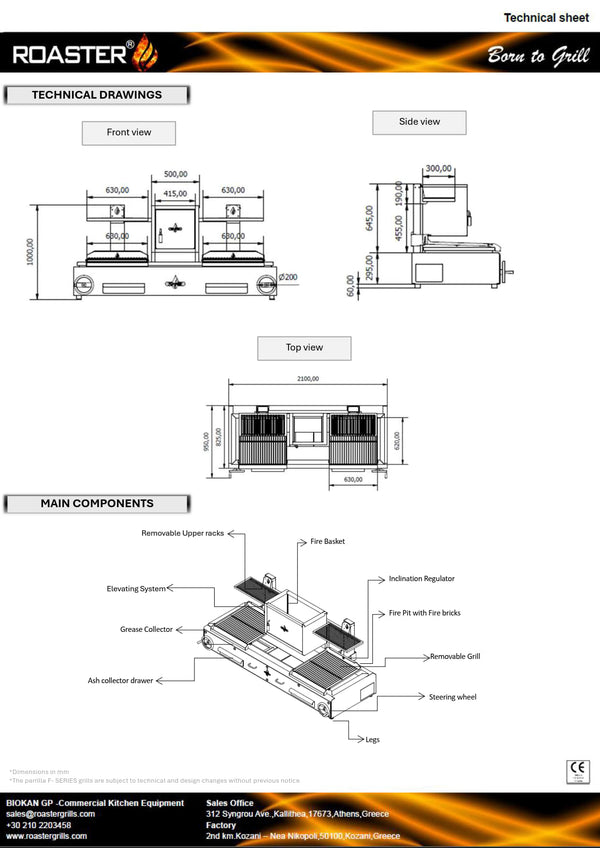 Roaster GPFS 26 - Parilla Grill