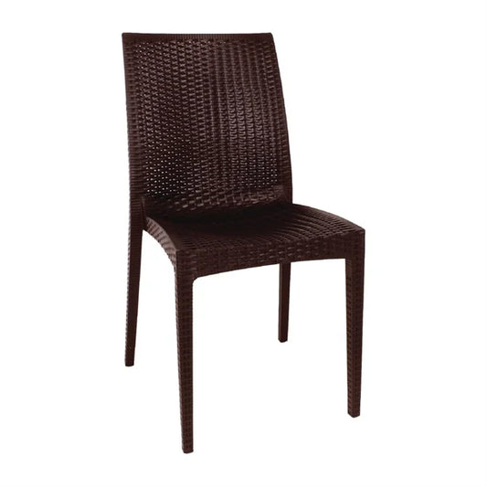 Bolero GR361 - Four Rattan Bistro Side Chairs