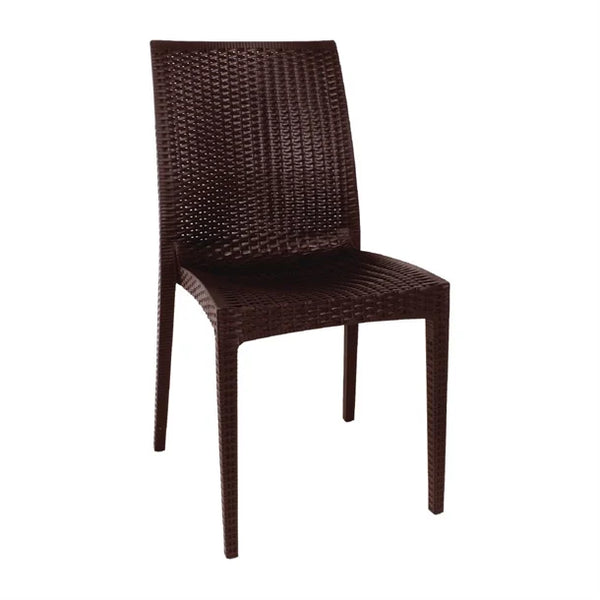 Bolero GR361 - Four Rattan Bistro Side Chairs