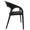 Bolero GR363 - Four Rattan Wraparound Arm Chairs