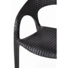Bolero GR363 - Four Rattan Wraparound Arm Chairs