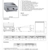 B+S Black GRP-6BM - Bench Mounted Grill Plate
