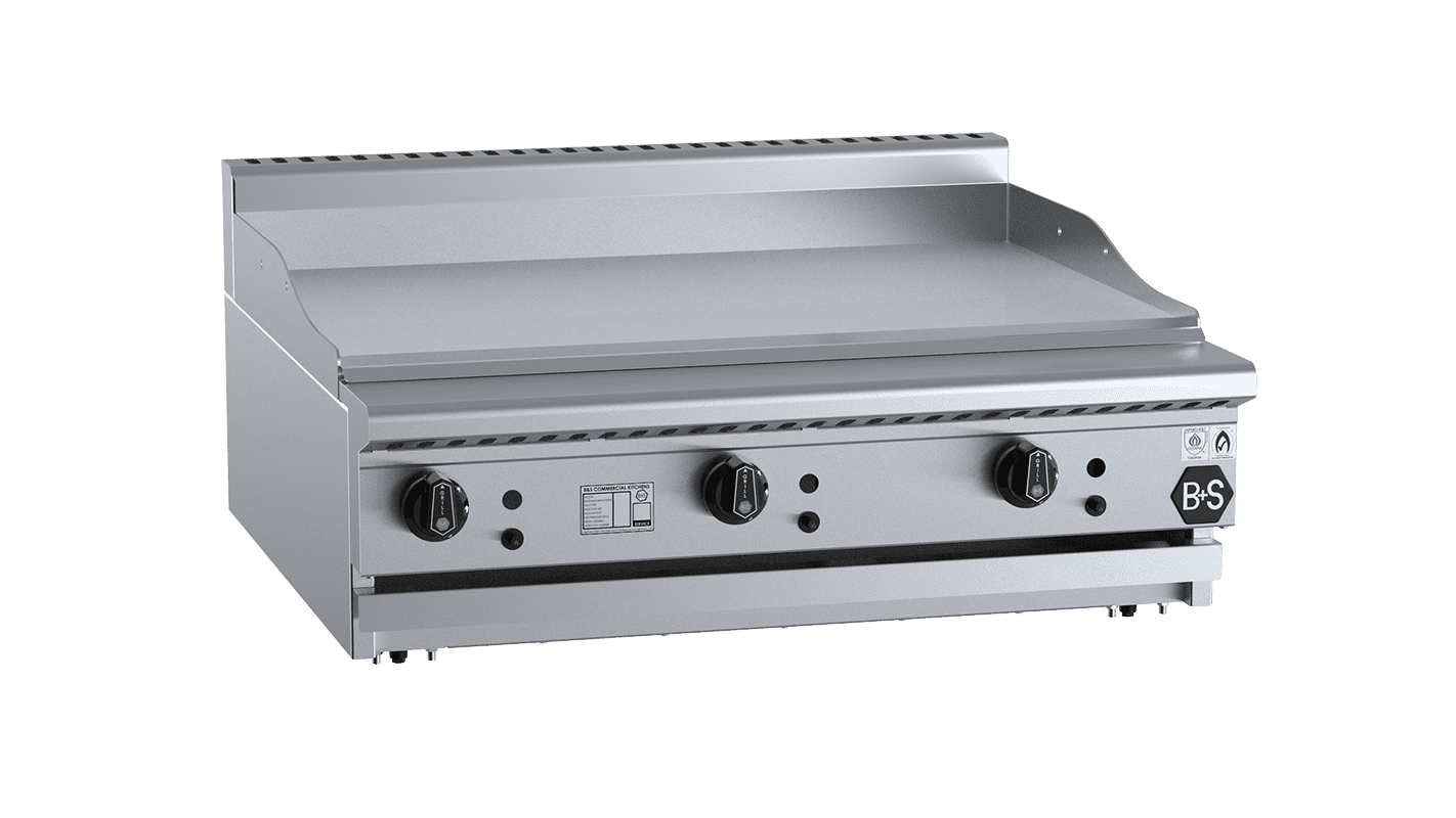 B+S Black GRP-9BM - Bench Mounted Grill Plate