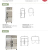 Exquisite GSC1412H - Two Split Door Upright Fridge