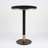 Gold Aluminium Edge Sintered Stone - Black Base