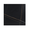 Gold Aluminium Edge Sintered Stone - Black Base