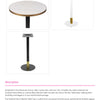 Gold Aluminium Edge Sintered Stone - Black Base