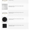 Gold Aluminium Edge Sintered Stone - Black Base