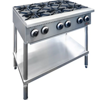 Hargrill HAR-HP900 6 Burner Cooktop + Stand
