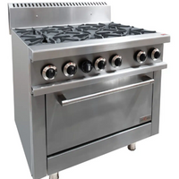 Hargrill HAR-OR900 6 Burner Oven Range