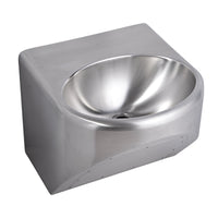 3Monkeez HBD-R - Round Disabled Compliant Wall Mounted Stainless Steel Hand Basin